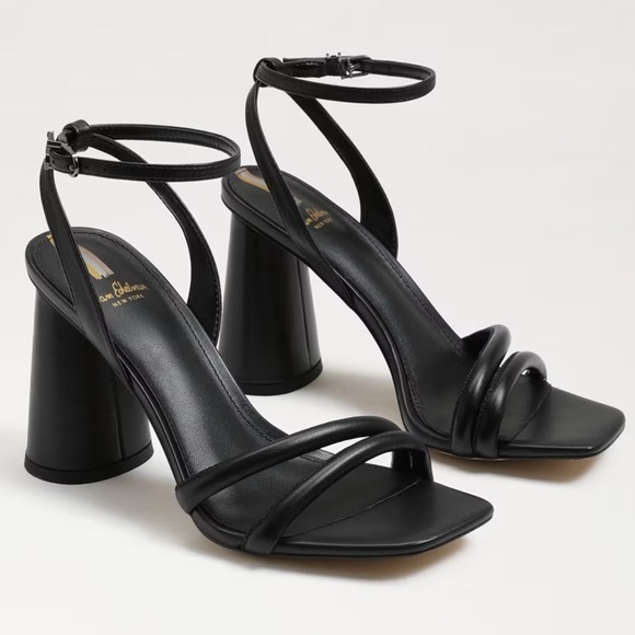 Sam Edelman Shoes - Sam Edelman Kia Block Heel Sandal | Black Leather| Size 7